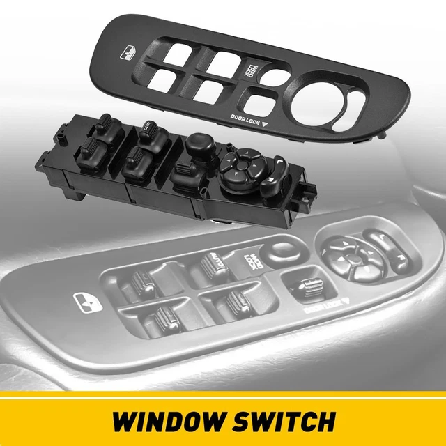 Fit 02-10 Dodge Ram 1500 2500 3500 Door Window Switch Panel Control + Bezel PUS