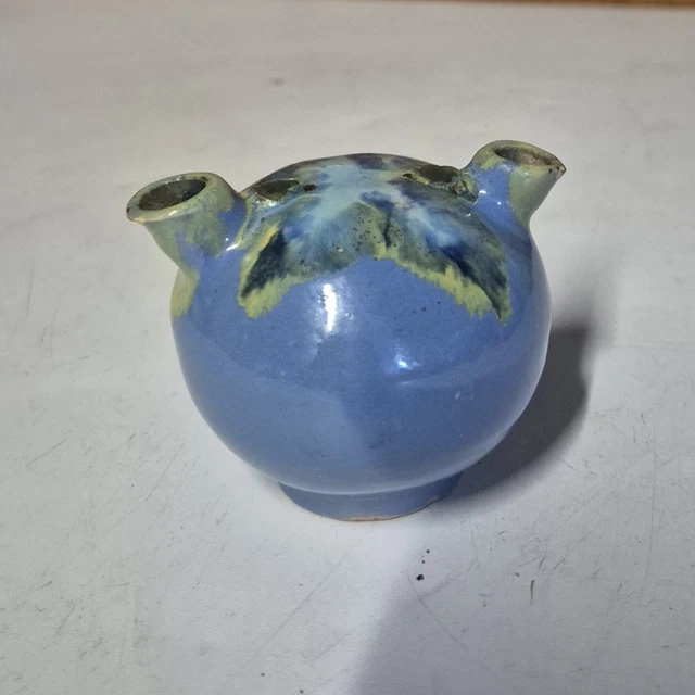 Vase Pique-Fleurs Poterie Chapuis – Mâcon Flacé – Années 1980 – Joli Modèle