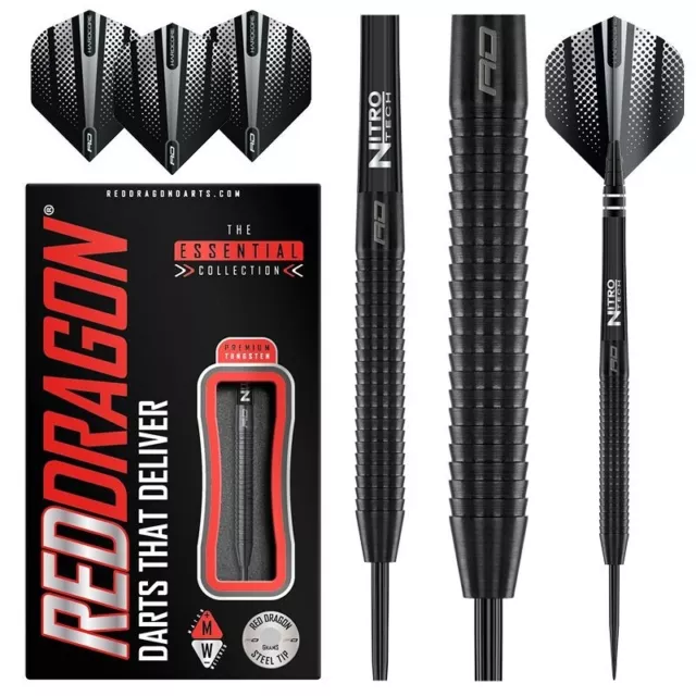 Red Dragon Razor Edge Black Steeldarts Dartset 20g, 22g, 24g, 26g, 28g