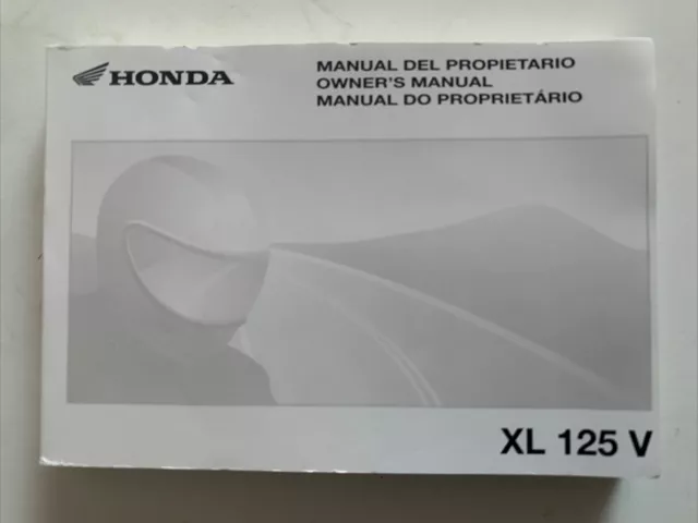 Honda XL125 V1 Varadero Carb Owners Manual 33KPC1SEP