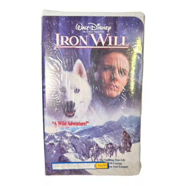 IRON WILL ~ VHS ~ Walt Disney Home Video ~ New Factory Sealed $5.00 ...