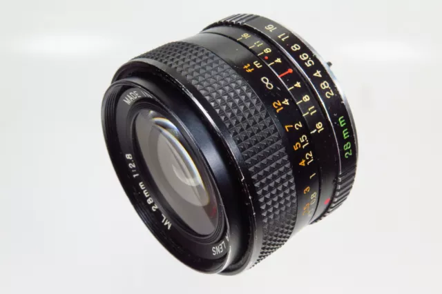 YASHICA ML 2,8/28mm YASHICA/CONTAX MOUNT -LESEN-