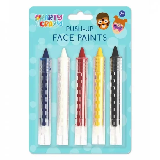 Face Paint Crayons Pens Push Up Colours Classic Halloween Makeup Fancy Dress Up 2