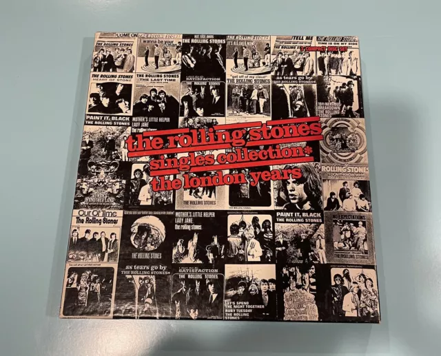 Juego de 3 CD de colección de singles de los Rolling Stones Los años de Londres con libro