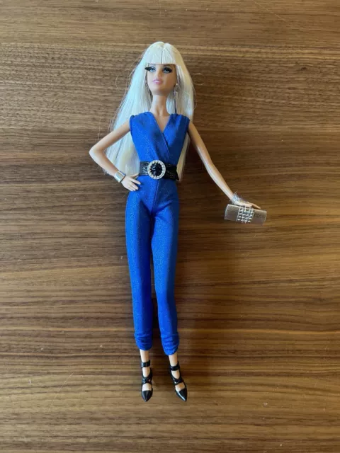 The Barbie Look Red Carpet Blue Jumpsuit Model Muse Doll 2013 Mattel Bcp90