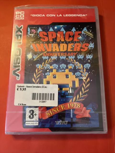 Space Invaders Anniversary Pc Computer Cd-Rom Originale Italiano Nuovo Sigillato