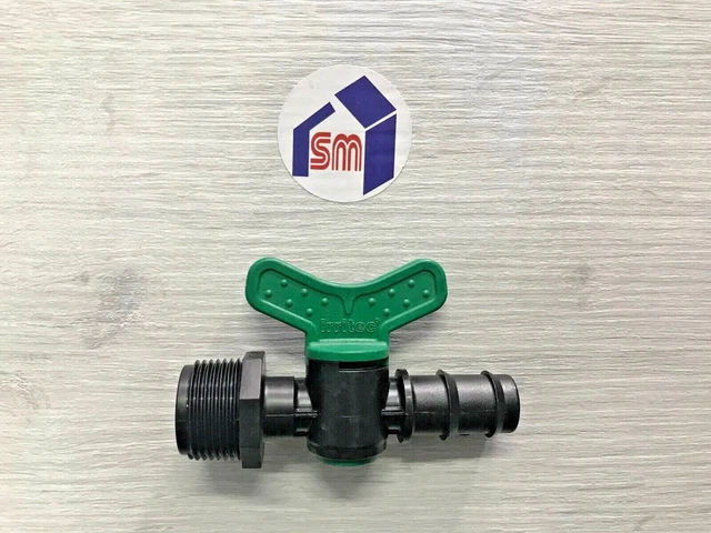 Acquaverde | 20 Pz Mini Valvola A Cilindro, 16 X 16 Mm, Rubinetto Portagomma Per Impianti E Tubi Di Irrigazione | Leroy Merlin - Foto 3