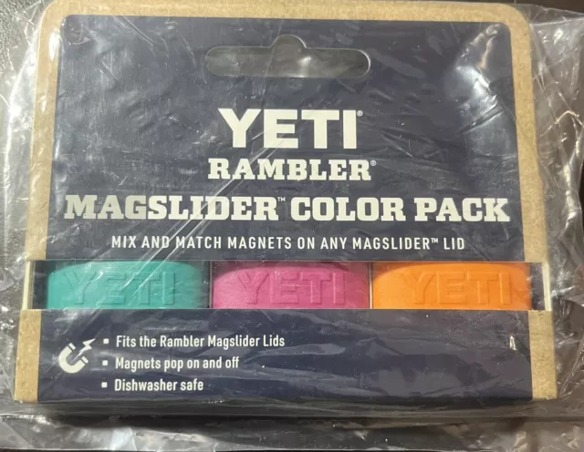 YETI Magslider magnet lids 3 Pack KING CRAB ORANGE KCO AQUIFER