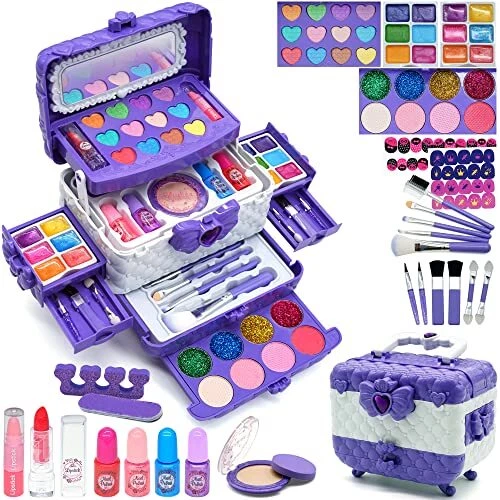 Maquillage Enfant Fille Coffret Malette - Coffret Maquillage Enfant Filles Makeu