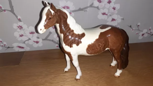 Beswick Pinto Pony Piebald Brown And White 6.5"