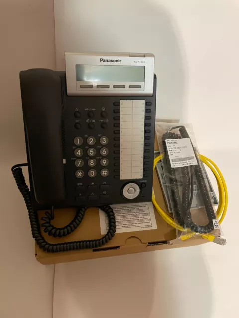 Panasonic KX-NT343 IP sehr gut mit Beleuchtung und Rechn. mit MwSt. neues Hörerk