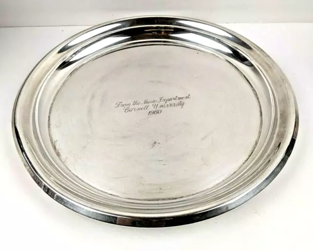 Towle STERLING SILVER 10.5" Serving Tray Platter 388 grams with Presentation