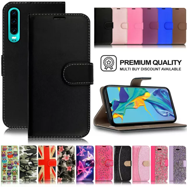 Case For Huawei P40 P30 P20 P10 P9 P8 P Smart Shockproof Flip Wallet Phone Cover