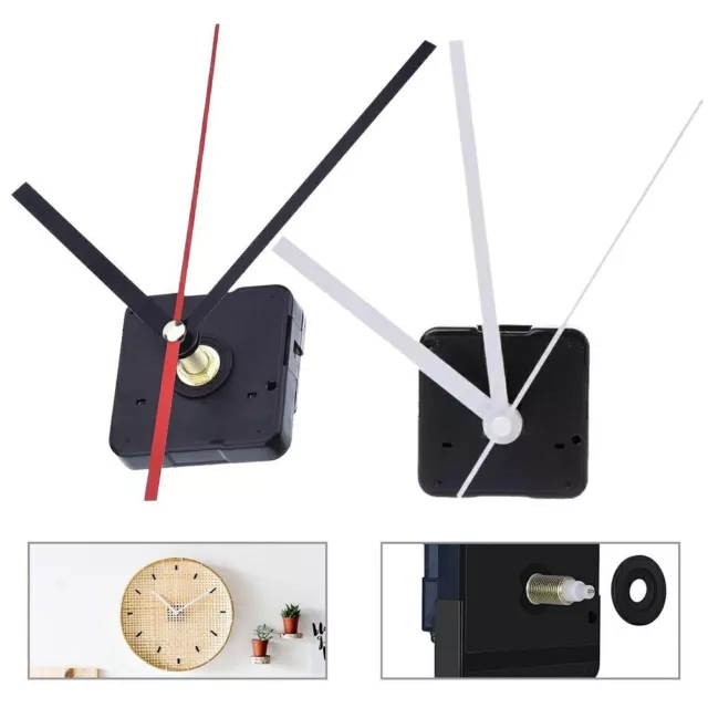 Silent Quartz Clock Mechanism Kit Long Shaft Clock Motor Movement Repair-Part