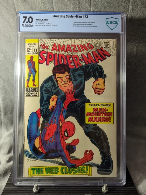 Amazing Spiderman #73 not CGC 7.0 VINTAGE Marvel Comic Key! CBCS