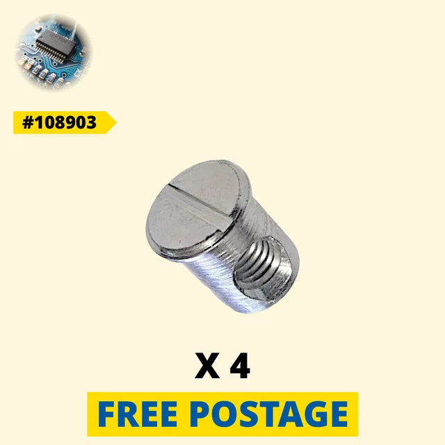 IKEA Cross Dowel Nut Sleeve Part # 113153 (4 Pack) Furniture Hardware