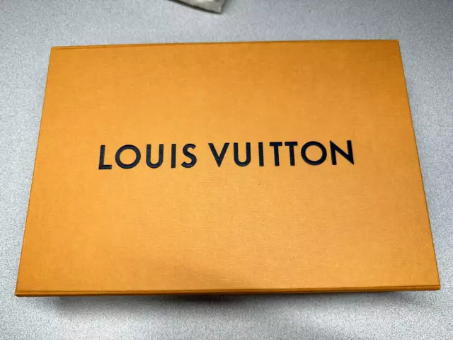 Louis Vuitton Magnetic Empty Box tissue receipt envelope 15 x 11.5  Authentic