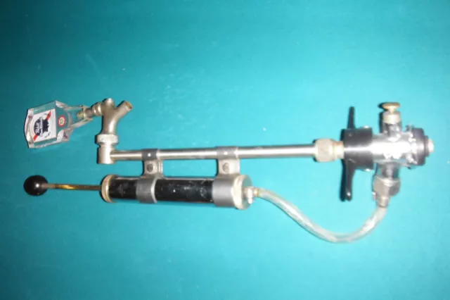 Beer keg tap pump with PBR tap
