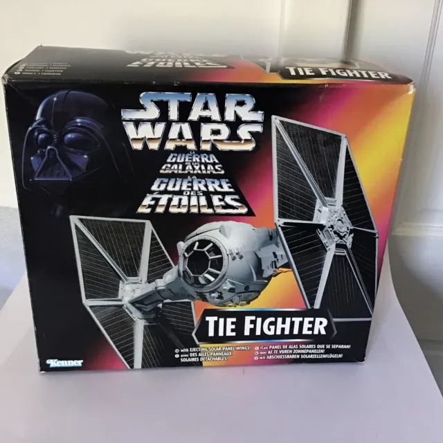 Star Wars boxed Tie Fighter Action Figure Vehicle Power of The Force