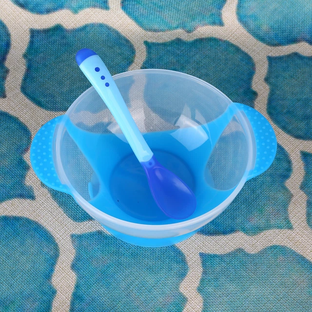 Silicone Anti Overturning Tableware Safe with Sucker for Infant Training Plate