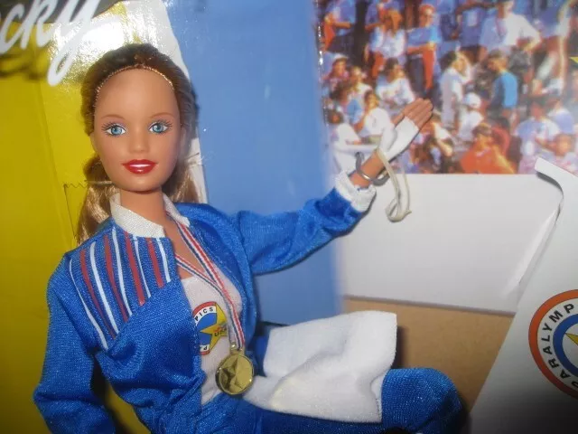NRFB 1999 Paralympic Champion Becky Barbie Doll