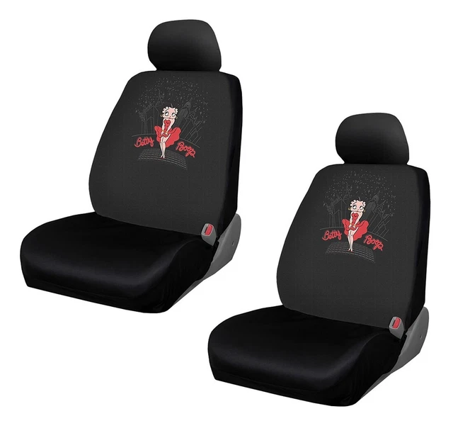 Auto Universal Fit Betty Boop Skyline Car Truck Front Low Back Seat Covers