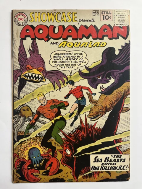 SHOWCASE #31 Early Silver Age Appearance AQUAMAN!!! April 1961!!! GREAT BOOK!!!