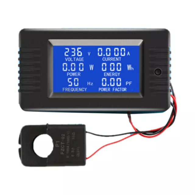 AC Power Watt Meter 100A LCD Digital Voltage KWh Voltmeter Ammeter Multimeter 3