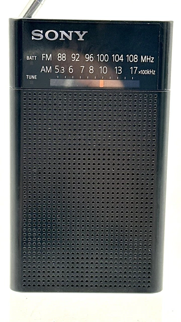 VINTAGE SONY ICFP26 Portable Compact AM/FM Radio Tuner w Speaker Clean ...