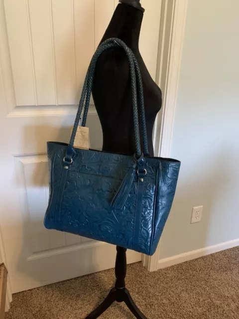 Patricia Nash Blue Coral Cameley Tote NWT and Dust Bag