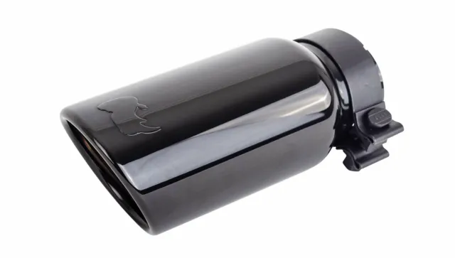 Go Rhino GRT234410BC - Black Chrome Stainless Steel Exhaust Tip - Black Chrome