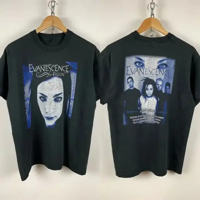 Vintage Evanescence Fallen Tour Band Rock Graphic Shirt