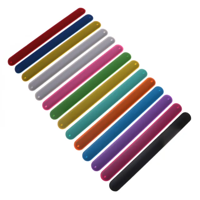 6PCS Colorful Slap Bracelets Assorted Slap Wrap Wrist Bands Kids Party Toy_tu 3