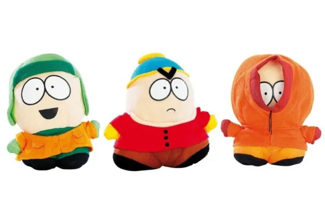 3 peluches South Park - Comedy Central