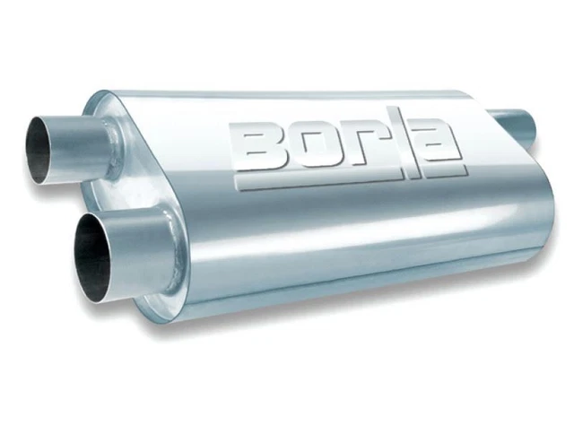 Borla Universal Oval Transverse 2.5in Inlet/Outlet 19in x 10.25in x 5.5in Turbo