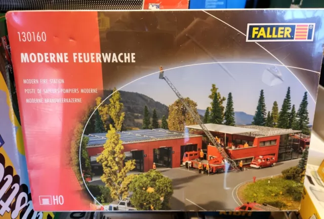 Faller HO 130160 Modern Fire Department 1/87 New Sealed FREE SHIPPING