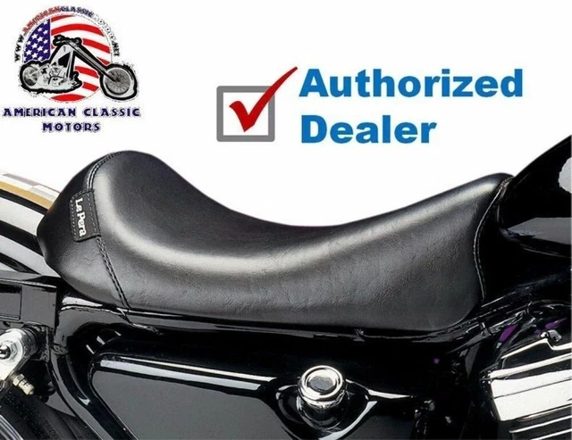 Le Pera Bare Bones Low Profile Single Driver Solo Seat Harley Sportster XL 82-03
