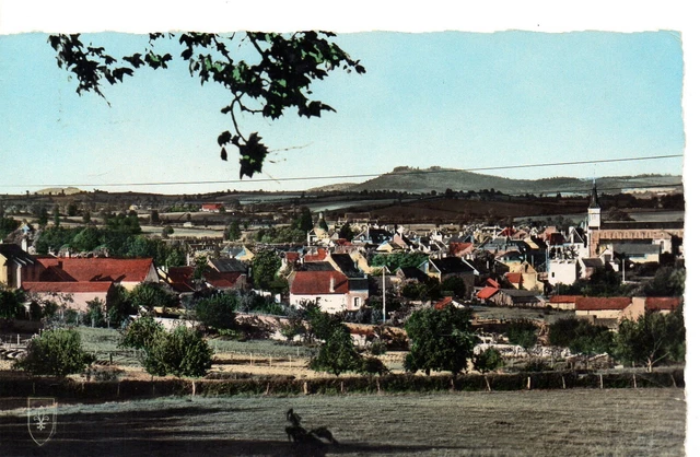 CPA de Luzy (58 Nièvre), Vue Générale, années 1950