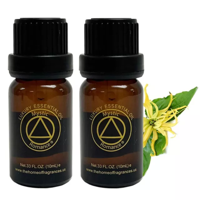 2 Olio Essenziale di Ylang 100% Puro Naturale Terapeutico Premium Aromaterapia