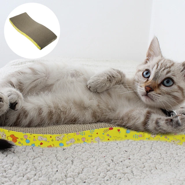 Kratzbaum Für Katzen Wellpapier Kratzunterlage Rundes Kratzbrett