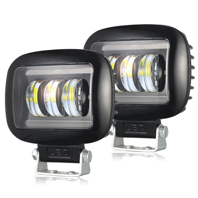Luce quadrato nebbia auto led 30 W per auto fuoristrada 4x4 per Jeep SUVB H7