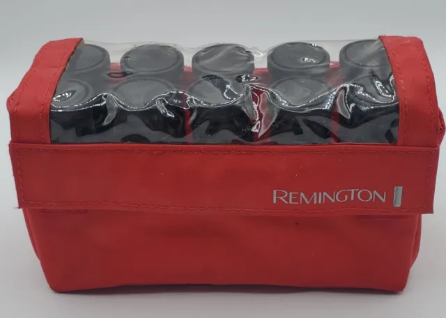 Remington Compact Hot Rollers 10 Hair Curlers With Pins Travel Size Tested Works