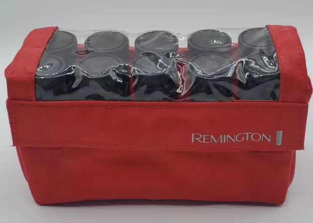 Remington Compact Hot Rollers 10 Hair Curlers With Pins Travel Size Tested Works