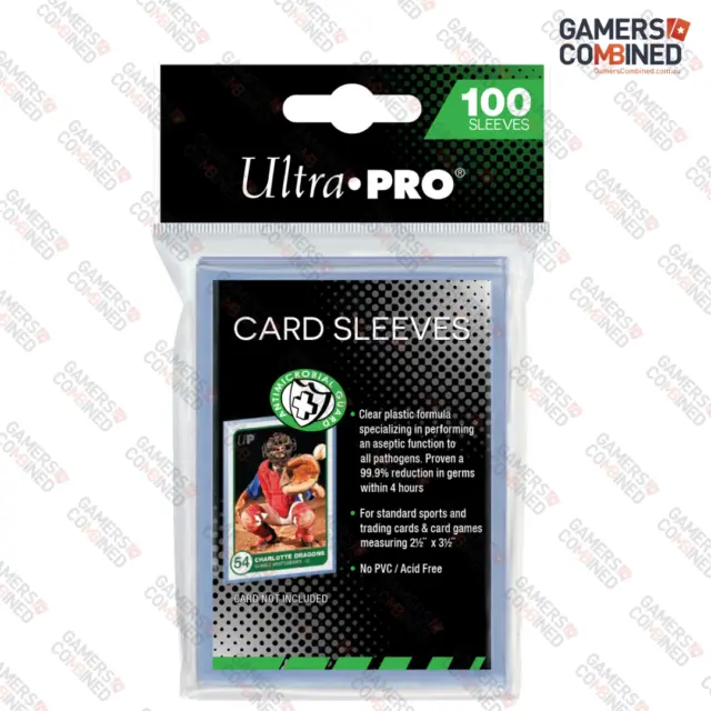 2 x 100 Packs Ultra Pro Card Penny Sleeve Clear Protector Pokemon MTG YuGiOh NBA
