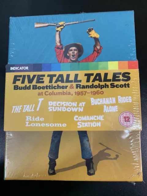 Five Tall Tales : Budd, Boetticher, Randolph Scott Blinker (Brandneu)