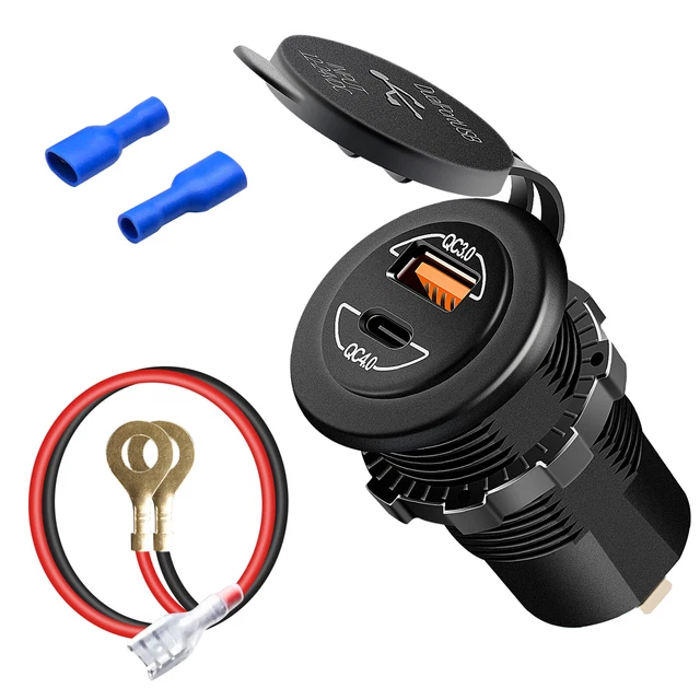 Supporto prolunga 60 W Qc4.0 supporto ricarica telefono nero B per moto E1