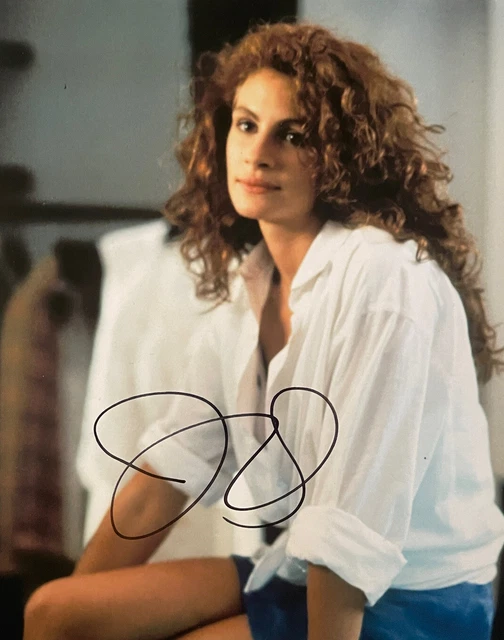 Julia Roberts Pretty Woman Signed 10x8 Photo