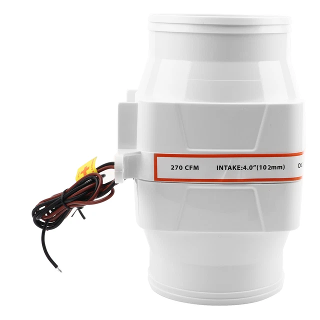 24V 4in In-Line Bilge DC Blower Strong Engine Ventilation Fan For Yacht