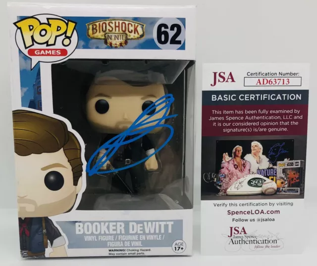 Troy Baker Signed Funko Pop Death Stranding Higgs Autograph JSA COA WITNESS