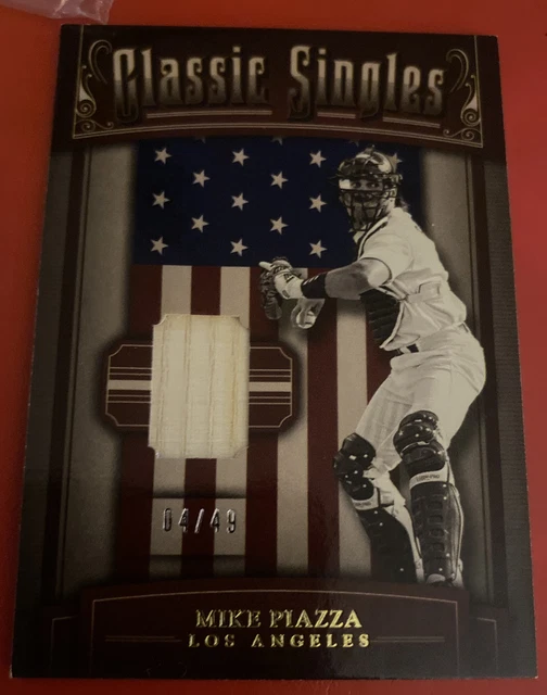 2018 Panini Classic Singles Mike Piazza Bat Card #04/49